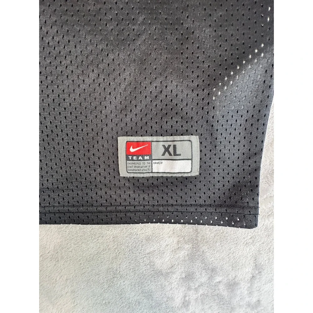 NIKE Men's Black Mesh Football Jersey XL‎ Short Sleeve Athletic Performance